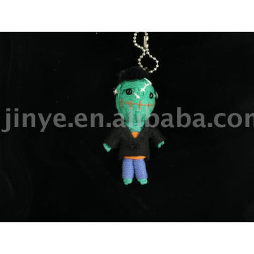 Handgemachte Schnur Voodoll Puppe Keychain